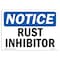 Signmission OSHA Notice, 5" Height, Rust Inhibitor Sign, 7" X 5", Landscape OS-NS-D-57-L-18139 - alternate 1